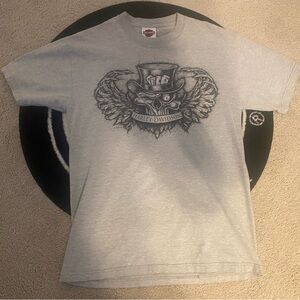 Vintage Harley Davidson with sick graphic